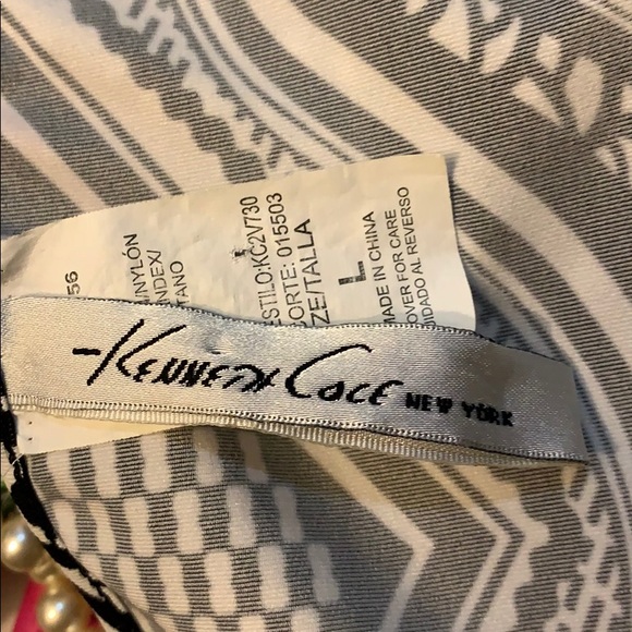 Kenneth Cole New York Swim Coverup Tunic fringe L - Picture 5 of 6